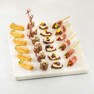 Сет канапе с грюйером и пармской ветчиной