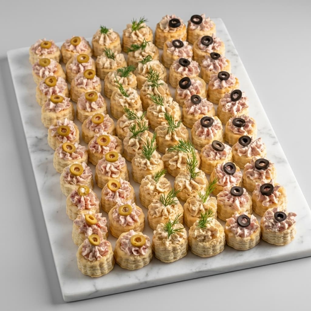 Мясные муссы в волованах