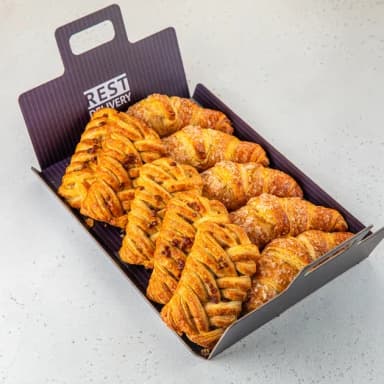 Сет круассанов и косичек