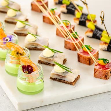 Сет канапе из морских деликатесов