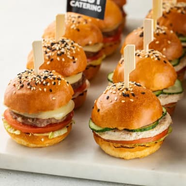 Classic mini burgers