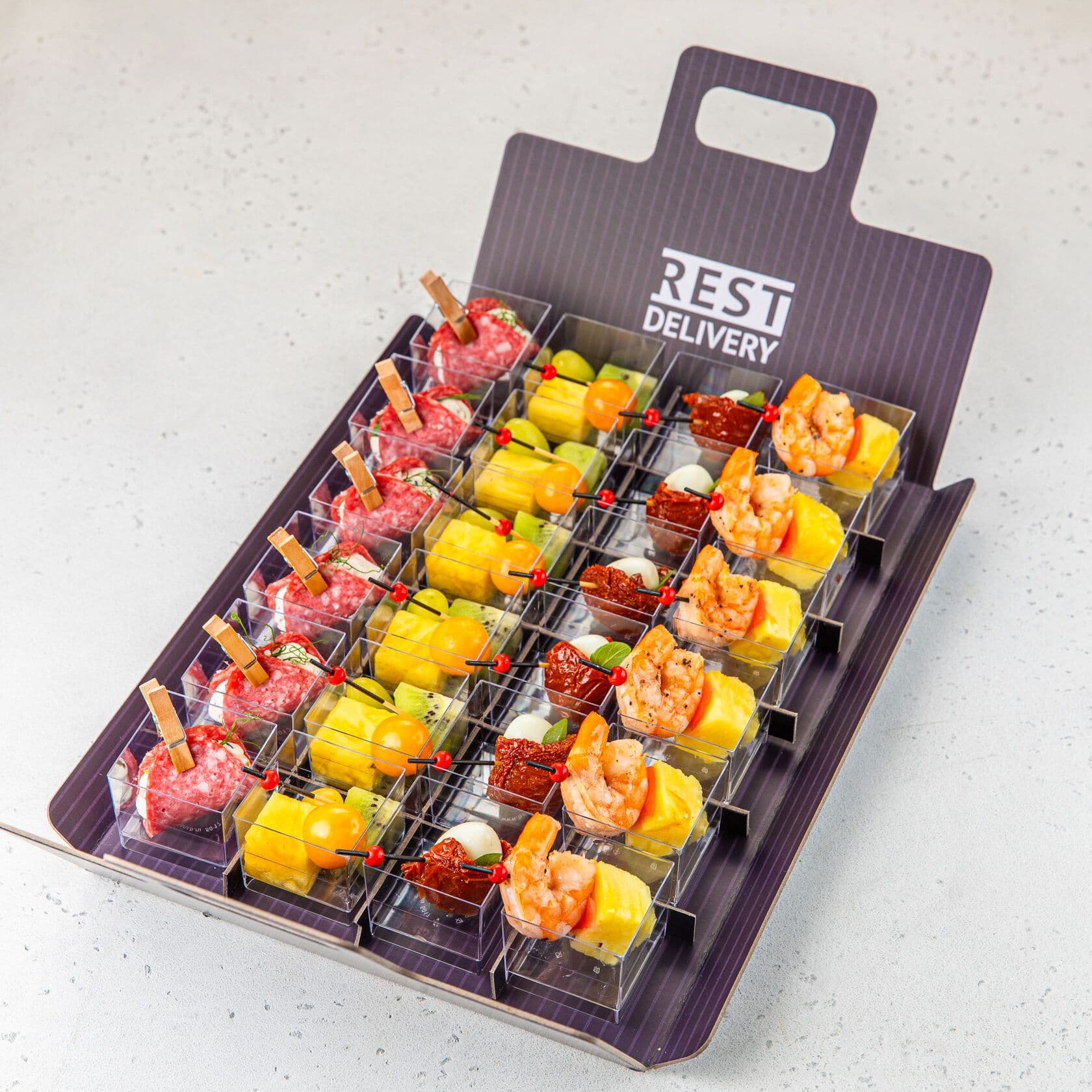 Канапе «Под вино» ассорти № 2