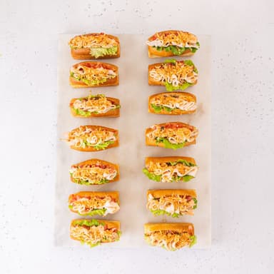 Мини хот-дог с курицей