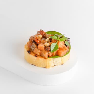 Брускетта с бабагануш