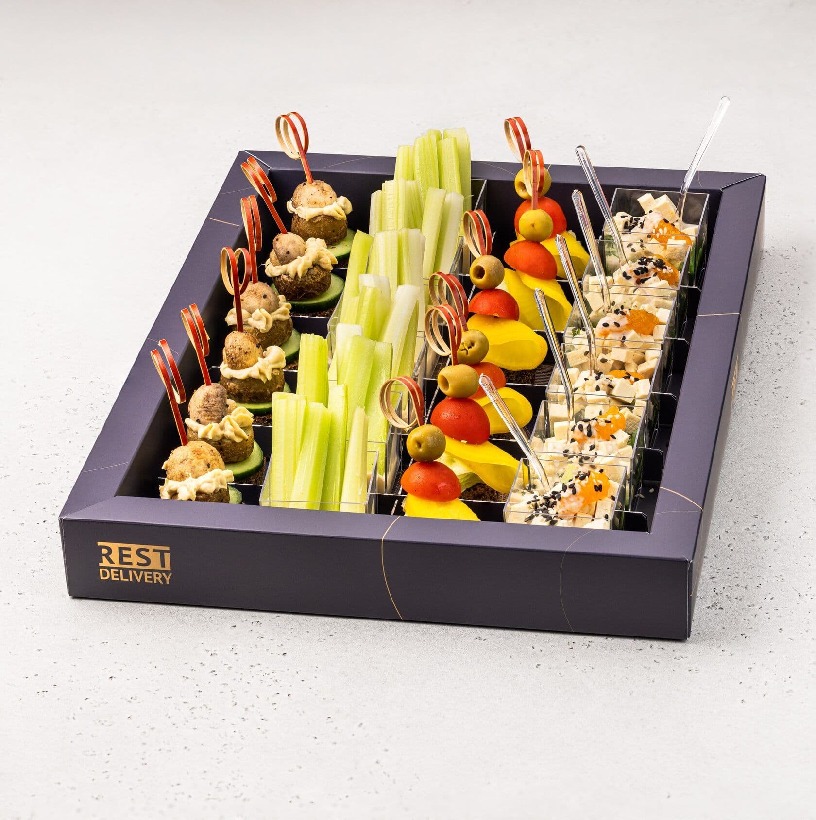 Сет вегетарианских канапе "Antipasti"