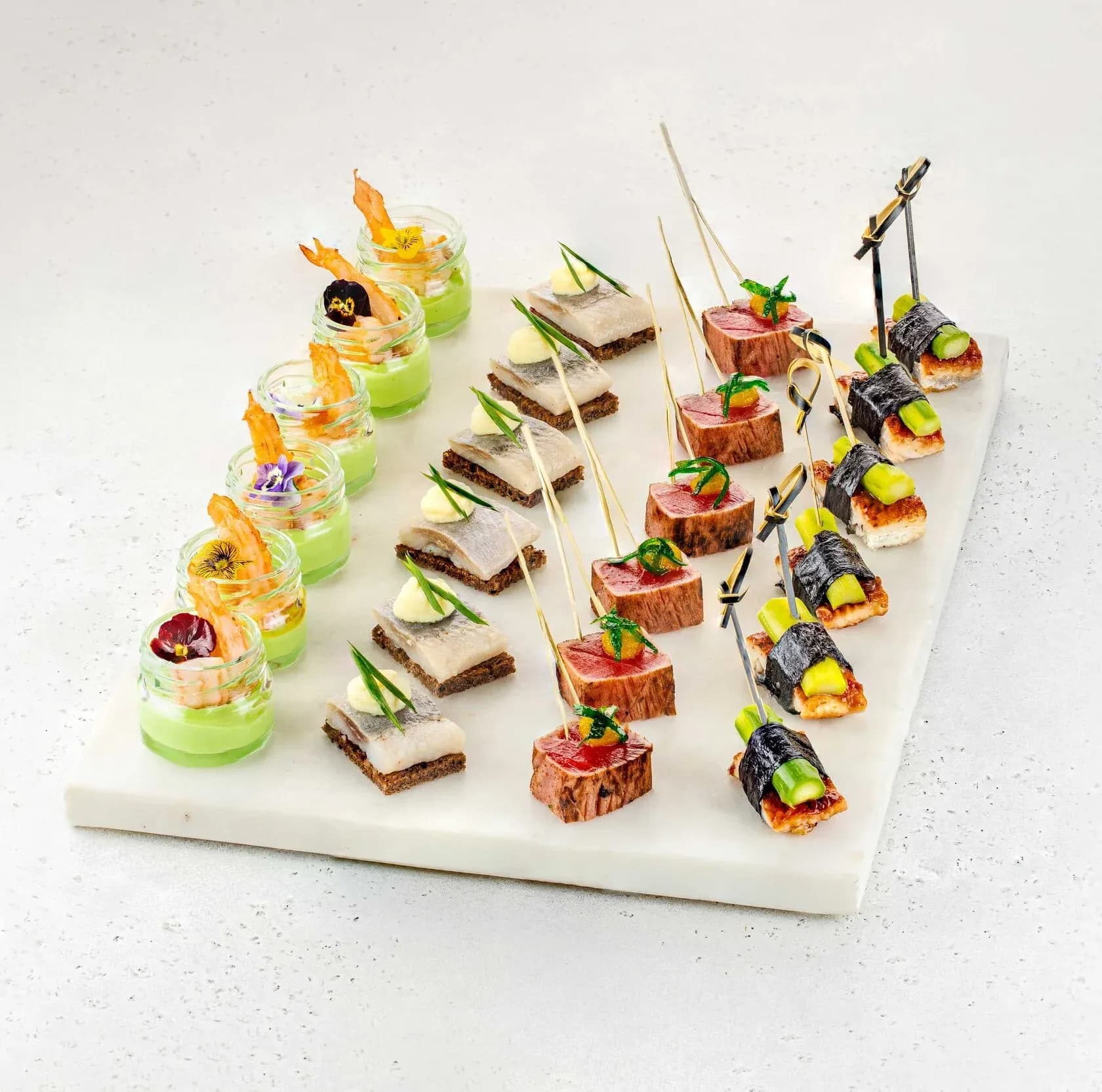 Сет канапе из морских деликатесов