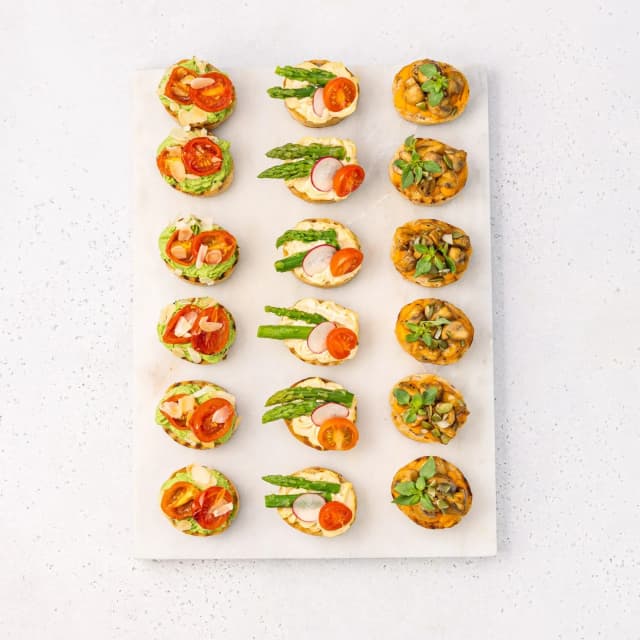 Сет вегетарианских брускетт №2