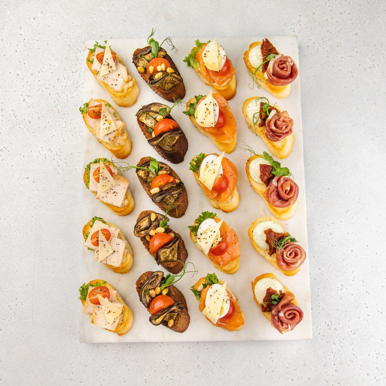 Сет авторских брускетт № 2