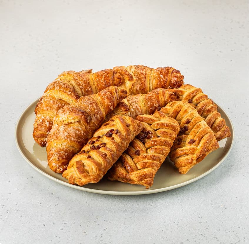 Сет круассанов и косичек