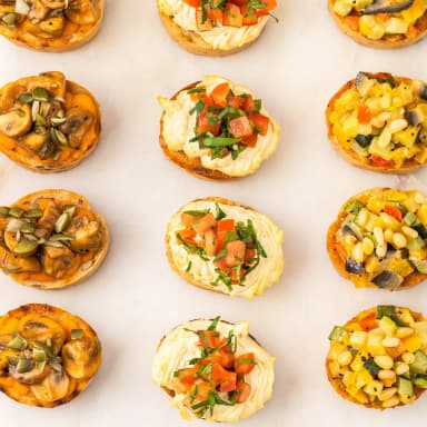 Сет вегетарианских брускетт №1