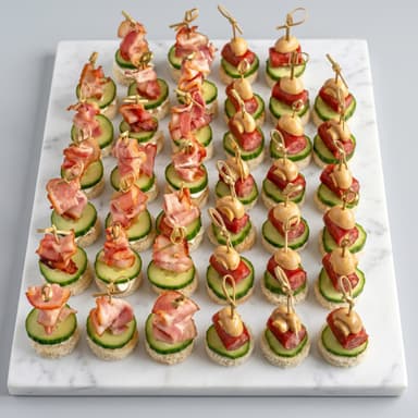 Дуэт закусочных канапе