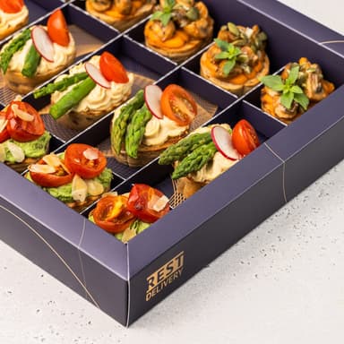 Сет вегетарианских брускетт №2