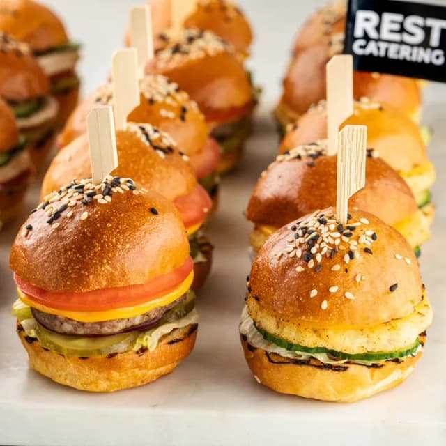 Set of meat burgers Set of meat burgers