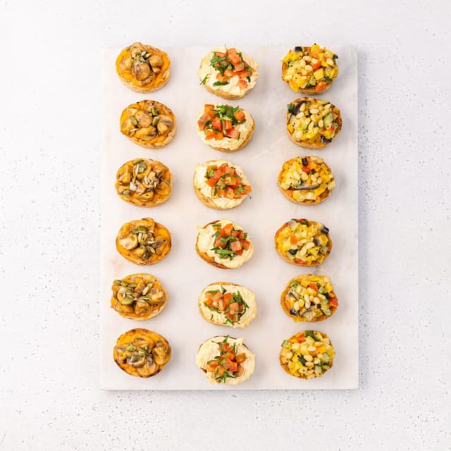 Сет вегетарианских брускетт №1