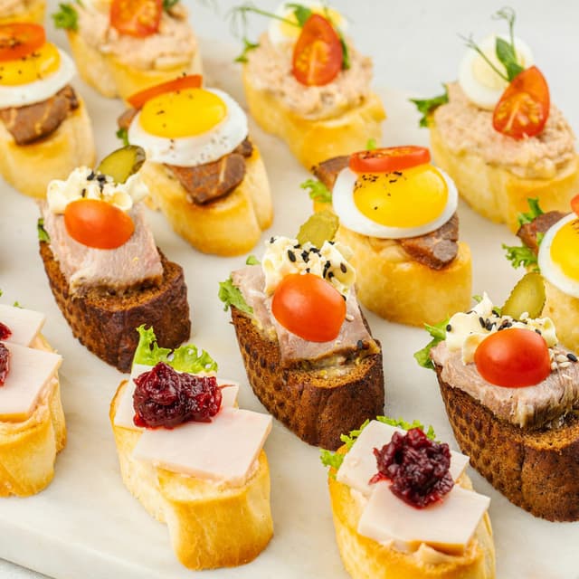 Сет авторских брускетт № 1