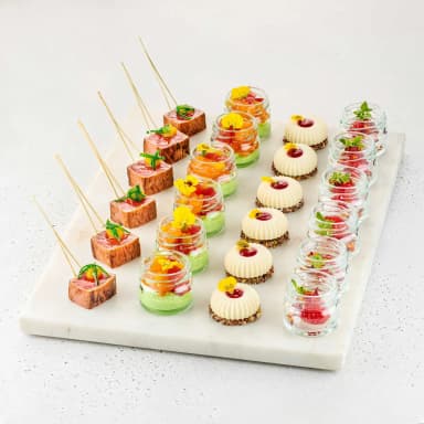 Сет канапе из рыбных и сырных деликатесов