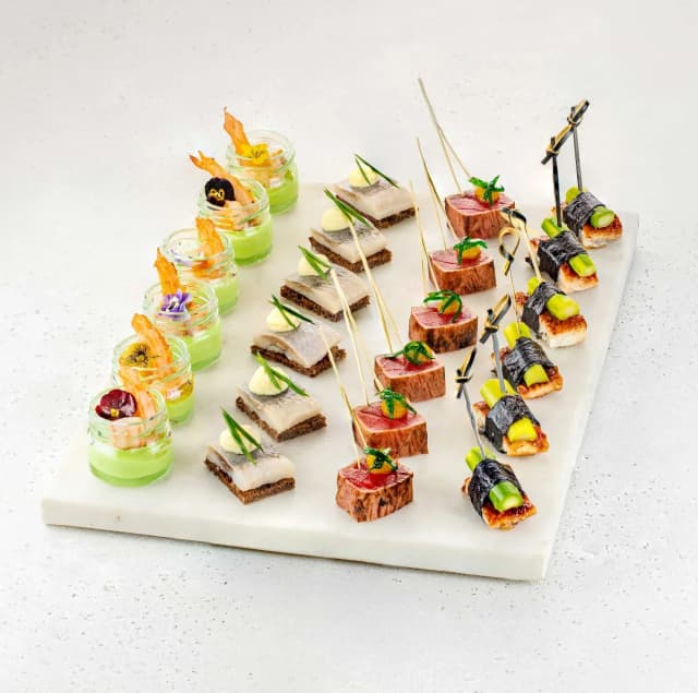 Сет канапе из морских деликатесов