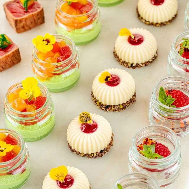 Сет канапе из рыбных и сырных деликатесов