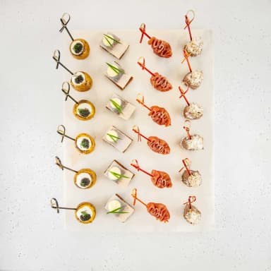 Сет канапе с русскими деликатесами