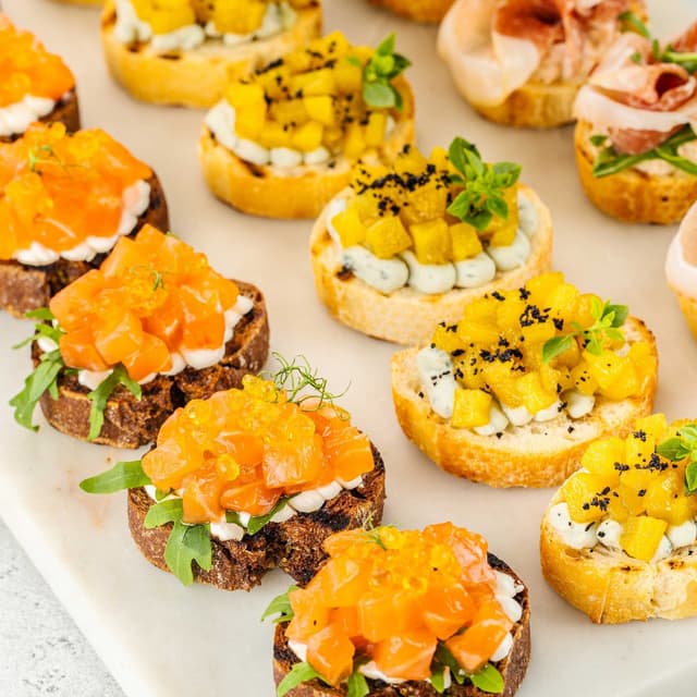 Сет средиземноморских брускетт Сет средиземноморских брускетт