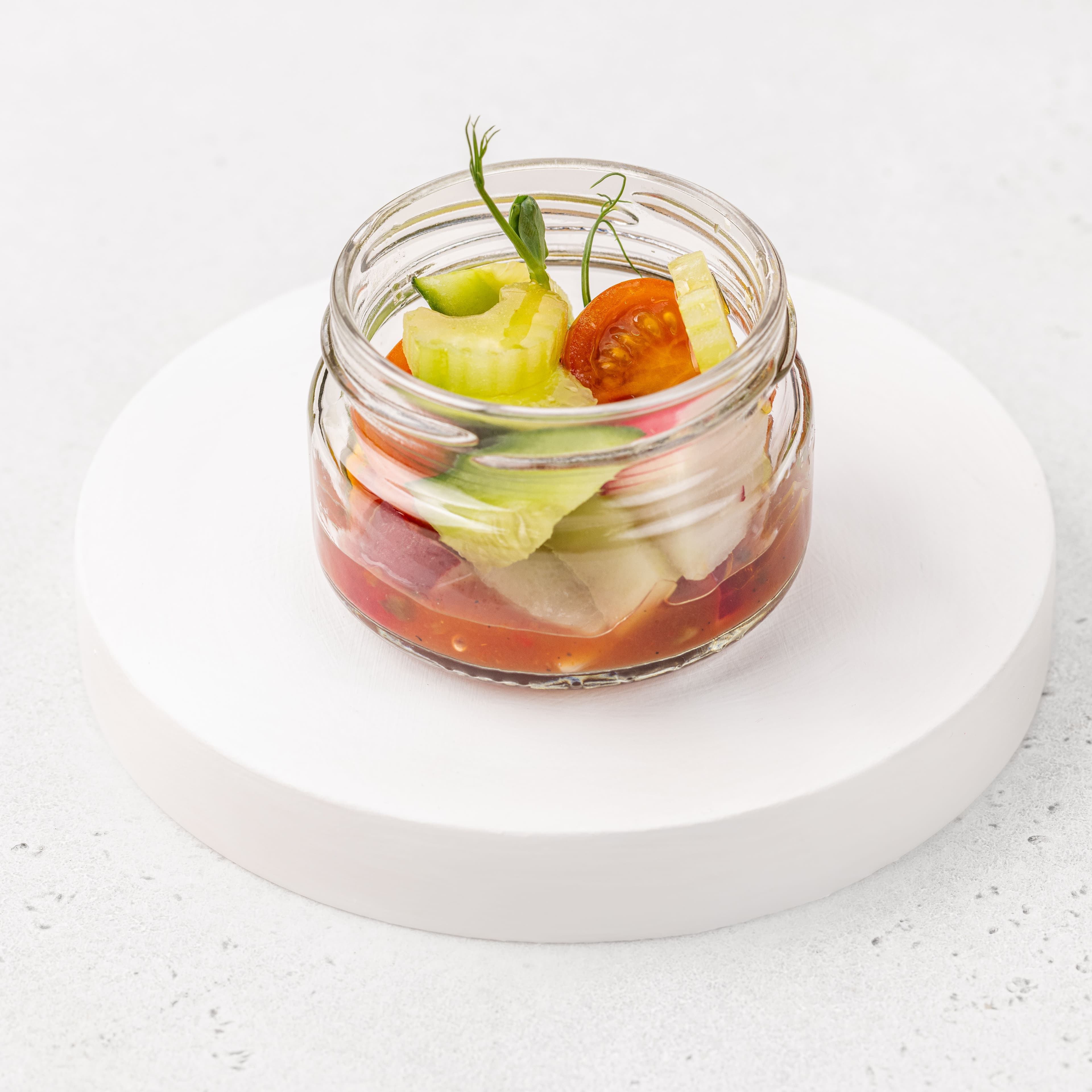 Салат овощная грядка