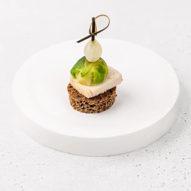 Брюссельская капуста с куриным филе