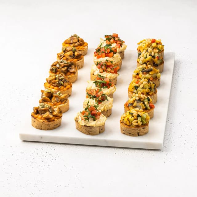 Сет вегетарианских брускетт №1