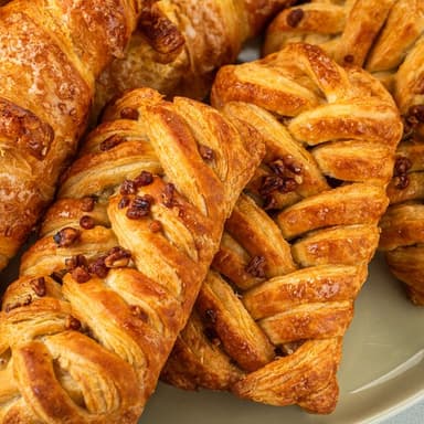 Сет круассанов и косичек