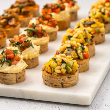 Сет вегетарианских брускетт №1