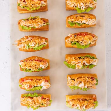 Мини хот-дог с курицей