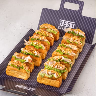 Мини хот-дог с курицей