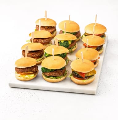 Сет вегетарианских мини-бургеров