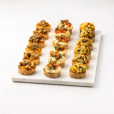 Сет вегетарианских брускетт №1