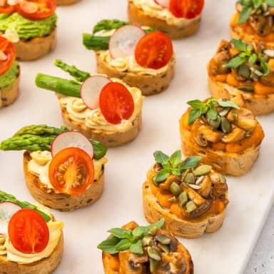 Сет вегетарианских брускетт №2