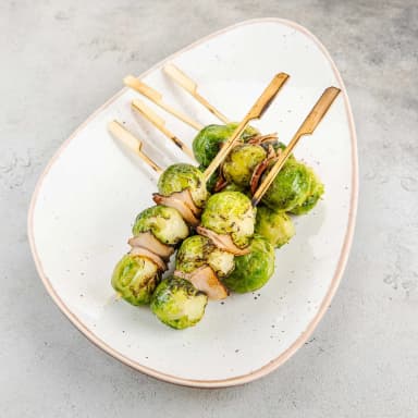 Брюссельская капуста с беконом